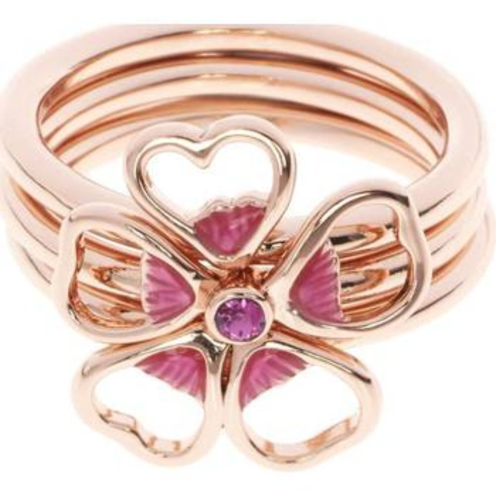 Ted Baker London Jackie Crystal Stacking Rings